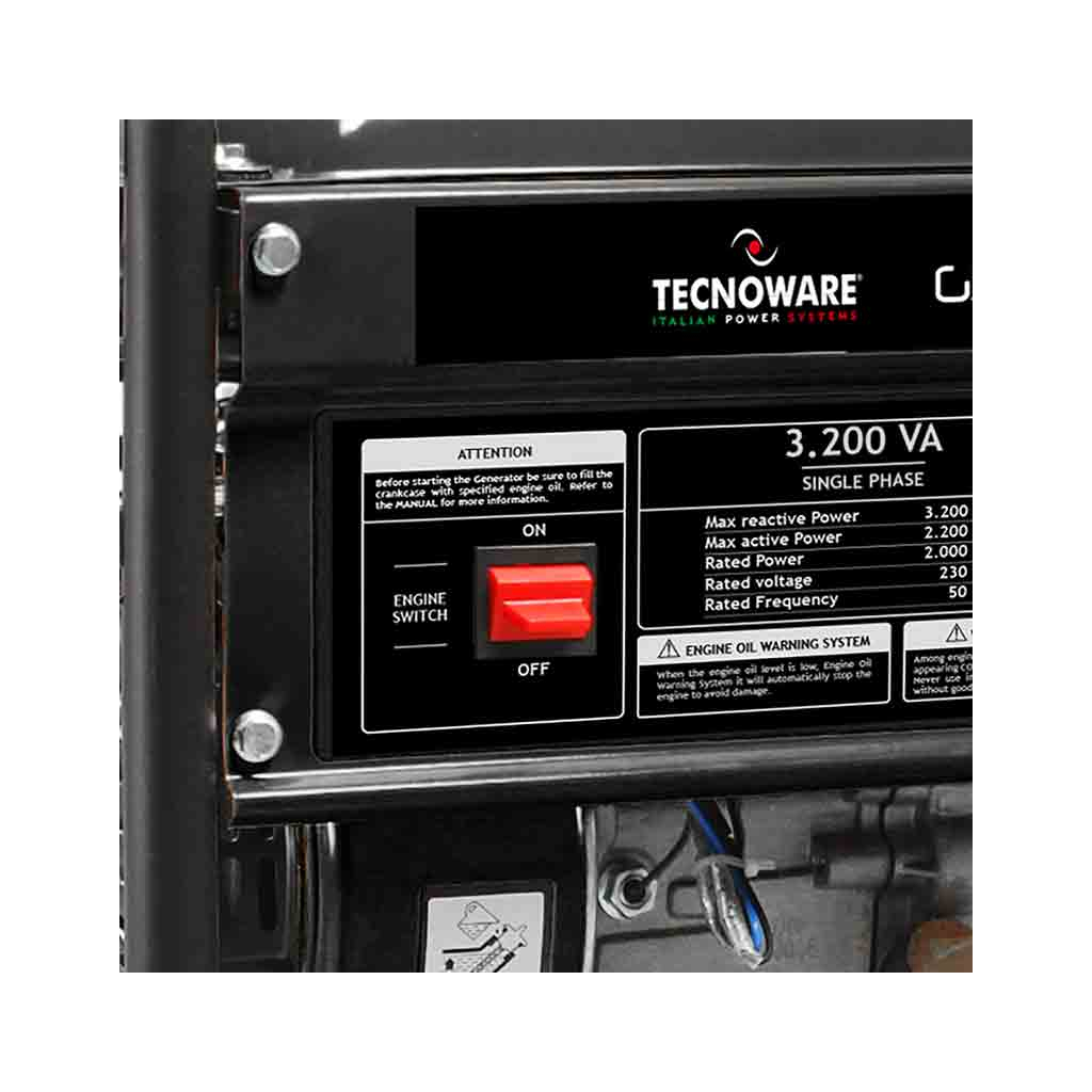 Генератор TECNOWARE FGE3200M 2.2kW, ручний старт. - зображення 6