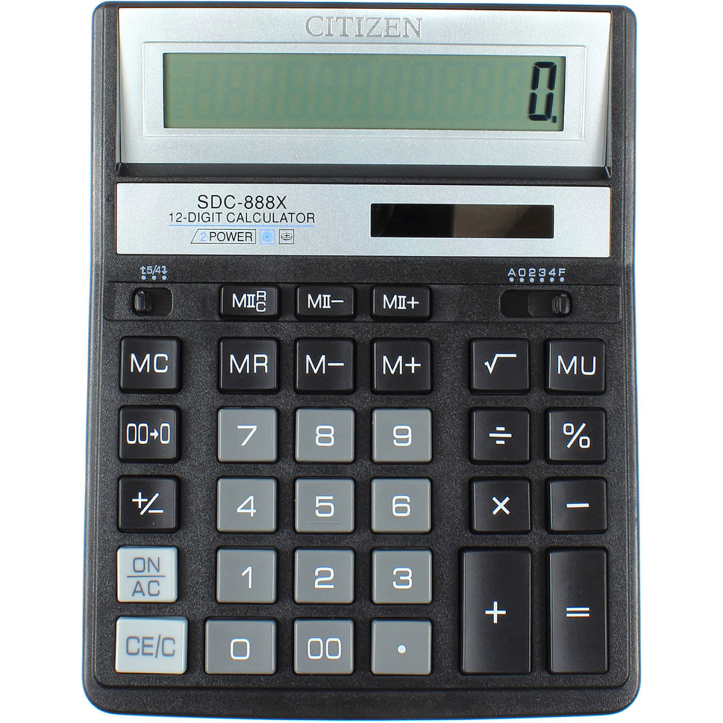 Калькулятор Citizen SDC-888XBK - зображення 1