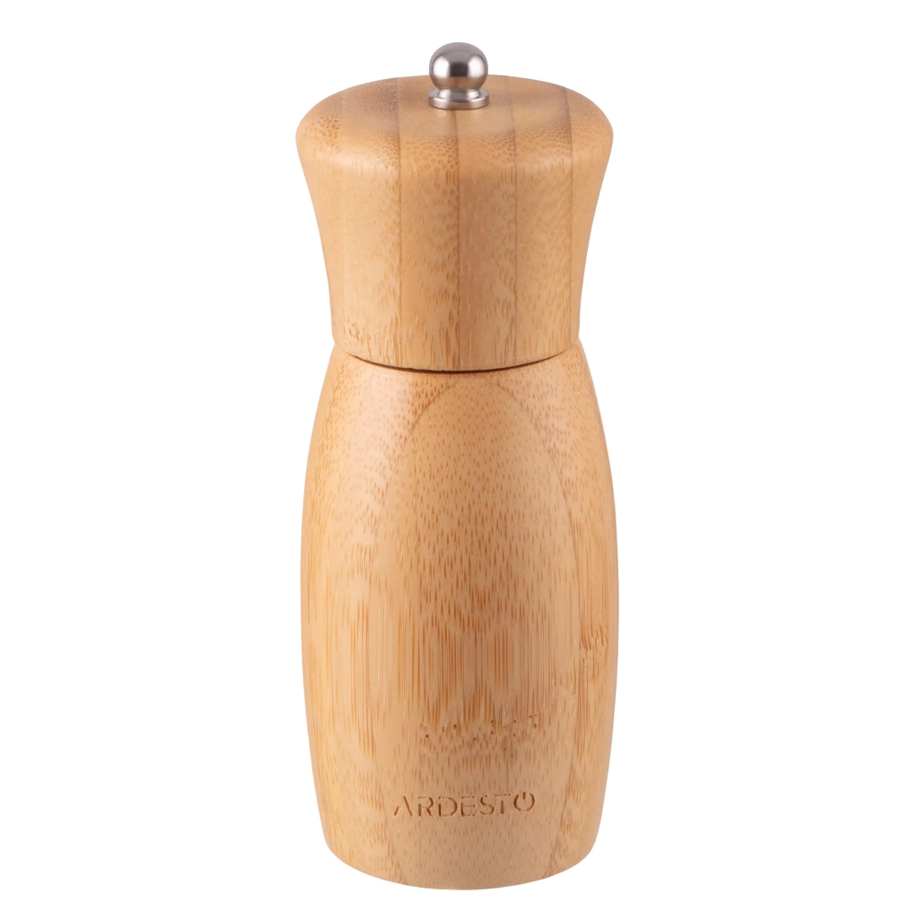 Млинок для спецій Ardesto Midori, 35мл, бамбук, нержавіюча сталь (AR1413B) - зображення 2