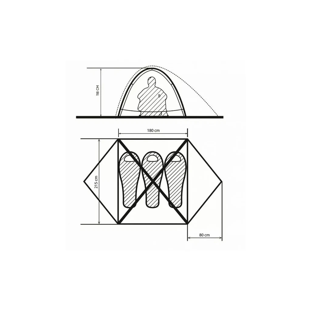 Намет Turbat Намет Turbat Borzhava 3 yellow - жовтий (012.005.0137) - зображення 9