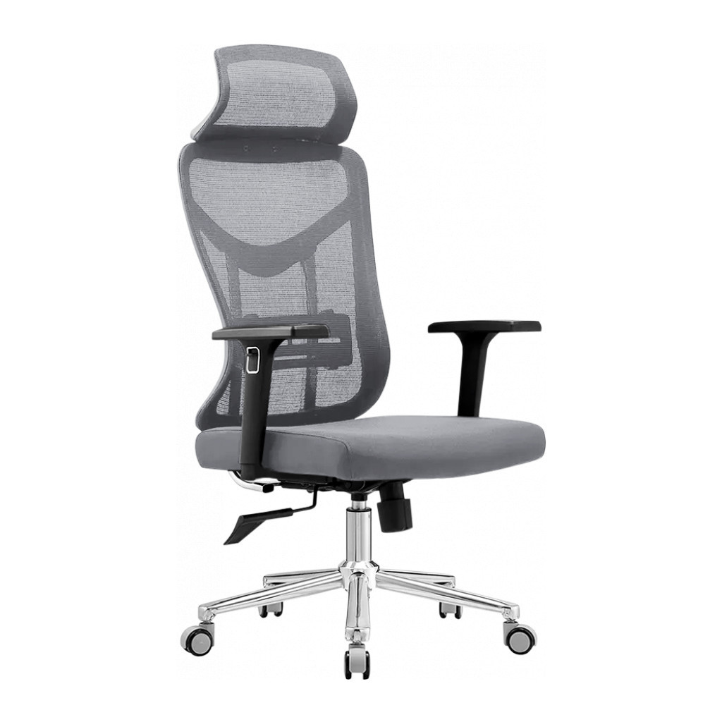 Офісне крісло GT Racer B-912A-S Gray - зображення 1