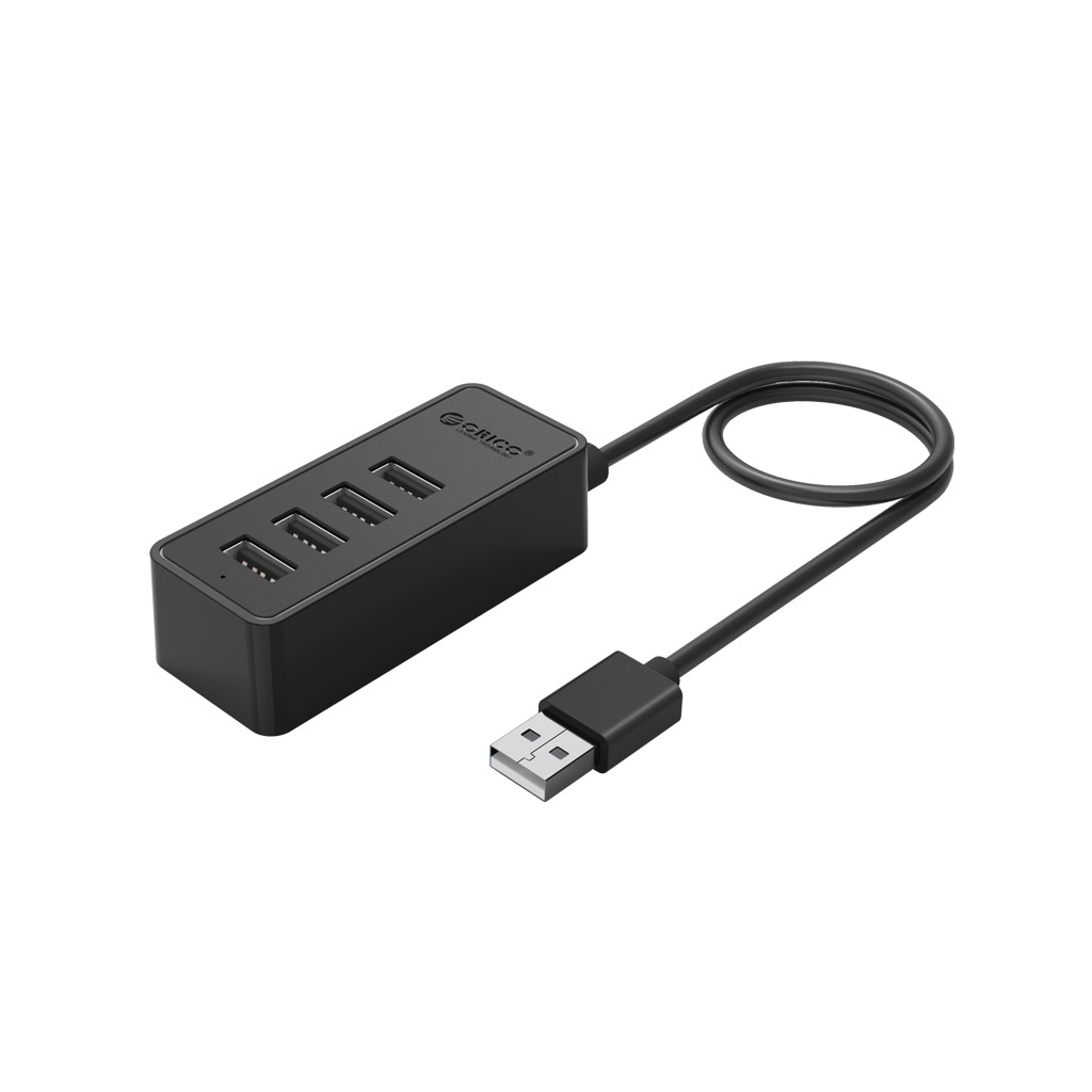 Концентратор Orico USB 2.0 4 port (W5P-U2-030-BK-PRO) (CA911424) - зображення 1