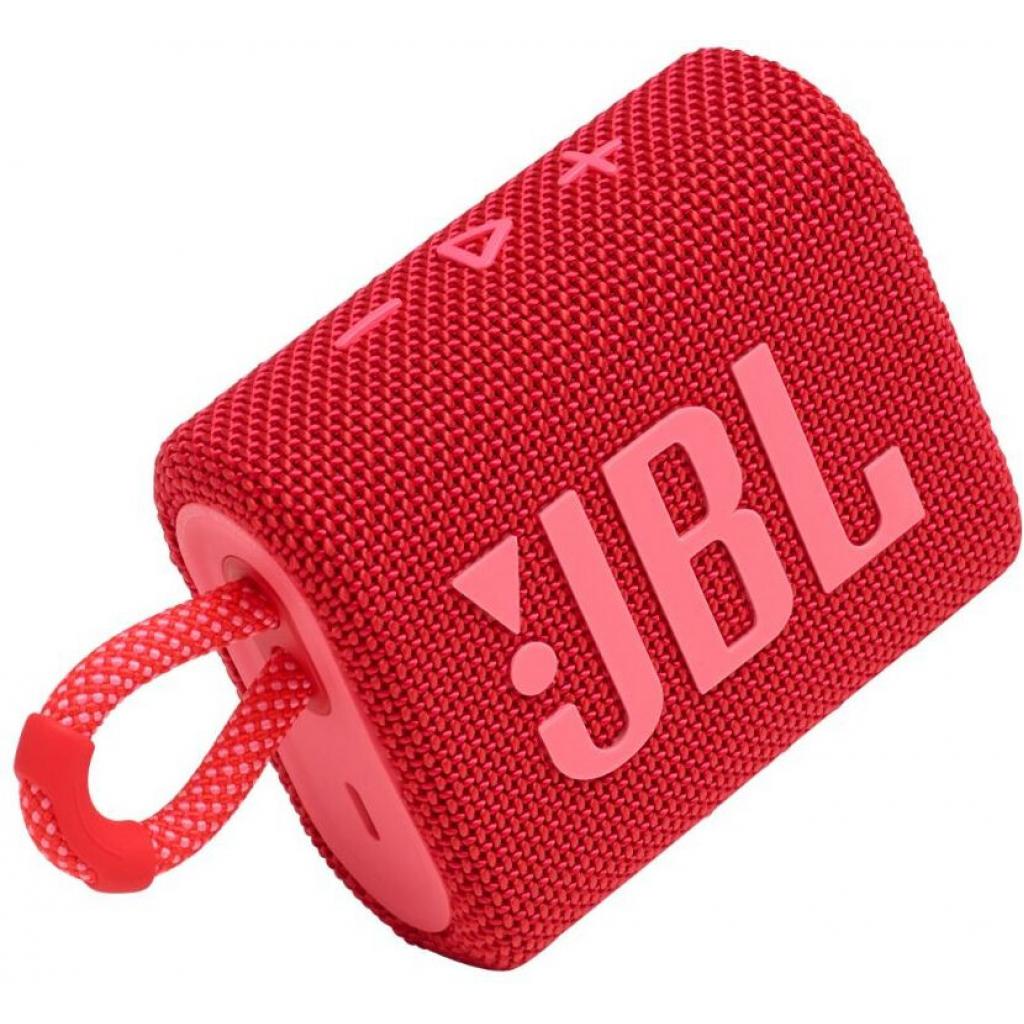 Акустична система JBL Go 3 Red (JBLGO3RED) - зображення 9