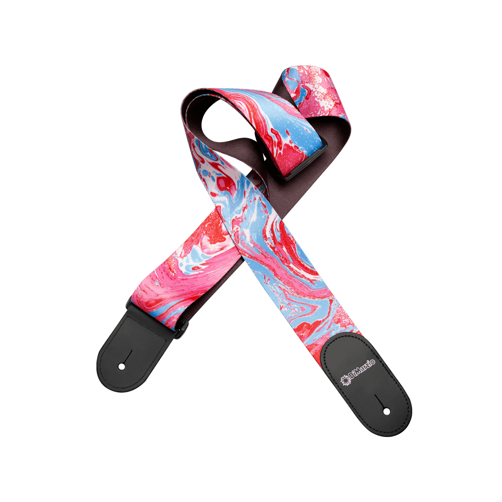 Ремінь для гітари DiMarzio Steve Vai Print Blue Cherry Universe (DD3144) - зображення 1