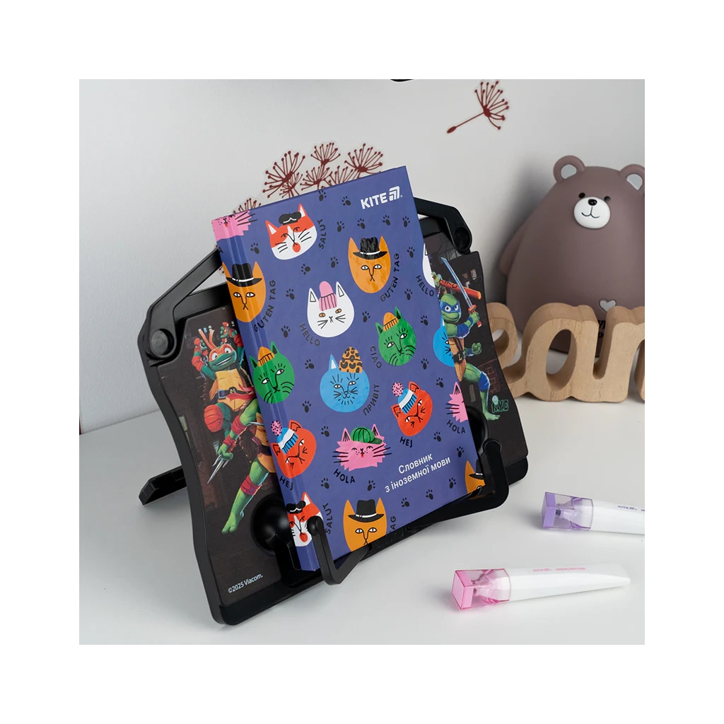 Підставка для книг Kite Ninja Turtles, пластикова (NT25-391) - зображення 4