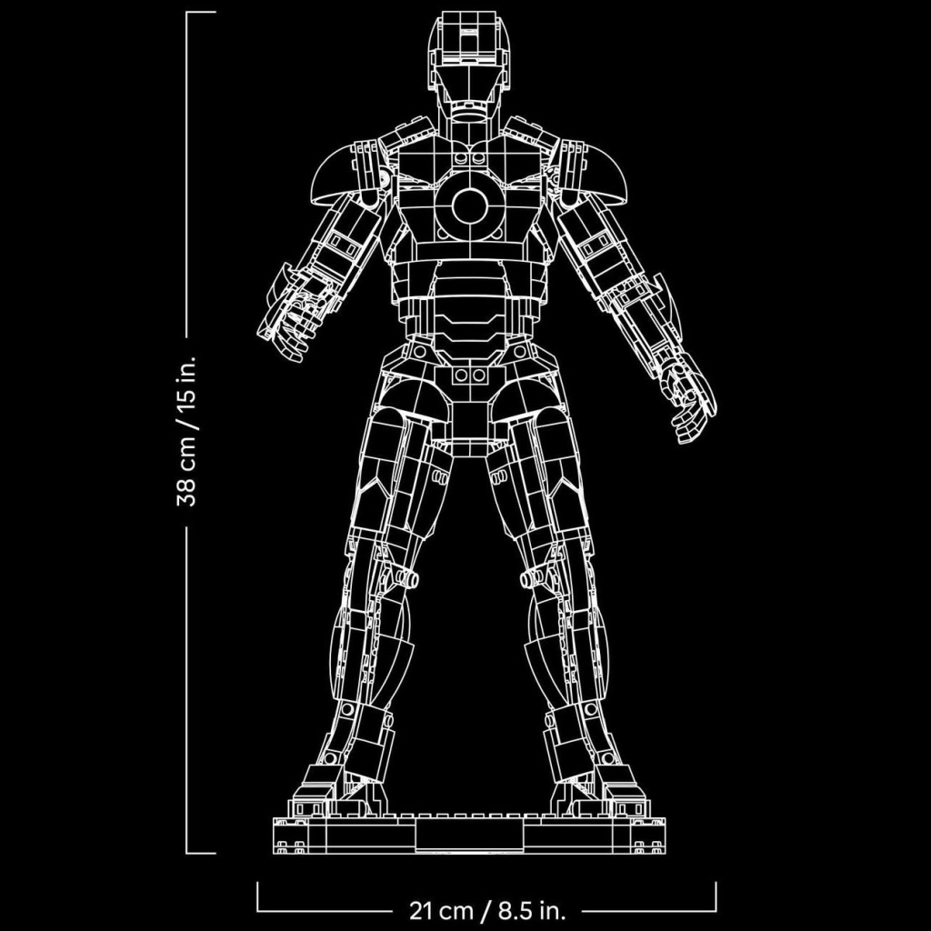Конструктор LEGO Super Heroes Залізна Людина в броні Mark 3. Колекційний набір (76344) - зображення 6