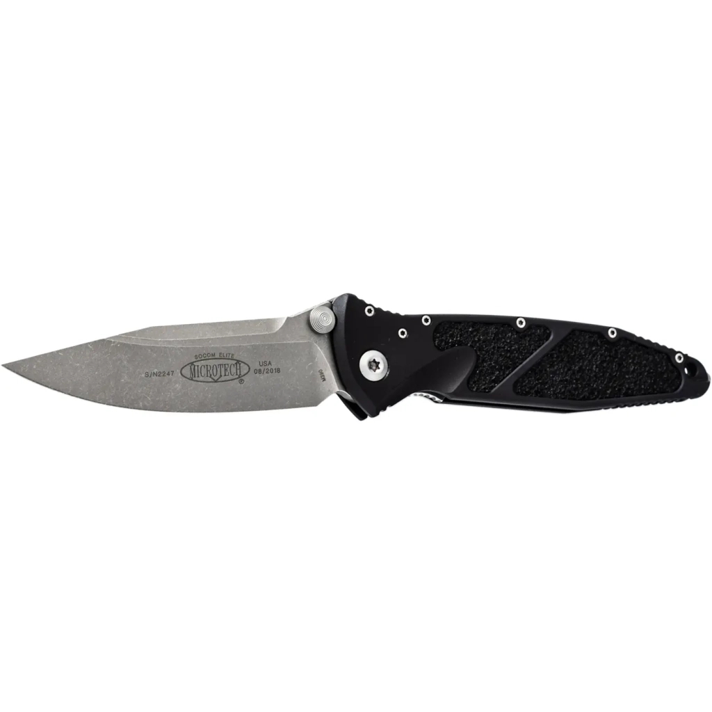 Ніж Microtech Socom Elite Drop Point Apocalyptic Black (160-10AP) - зображення 1