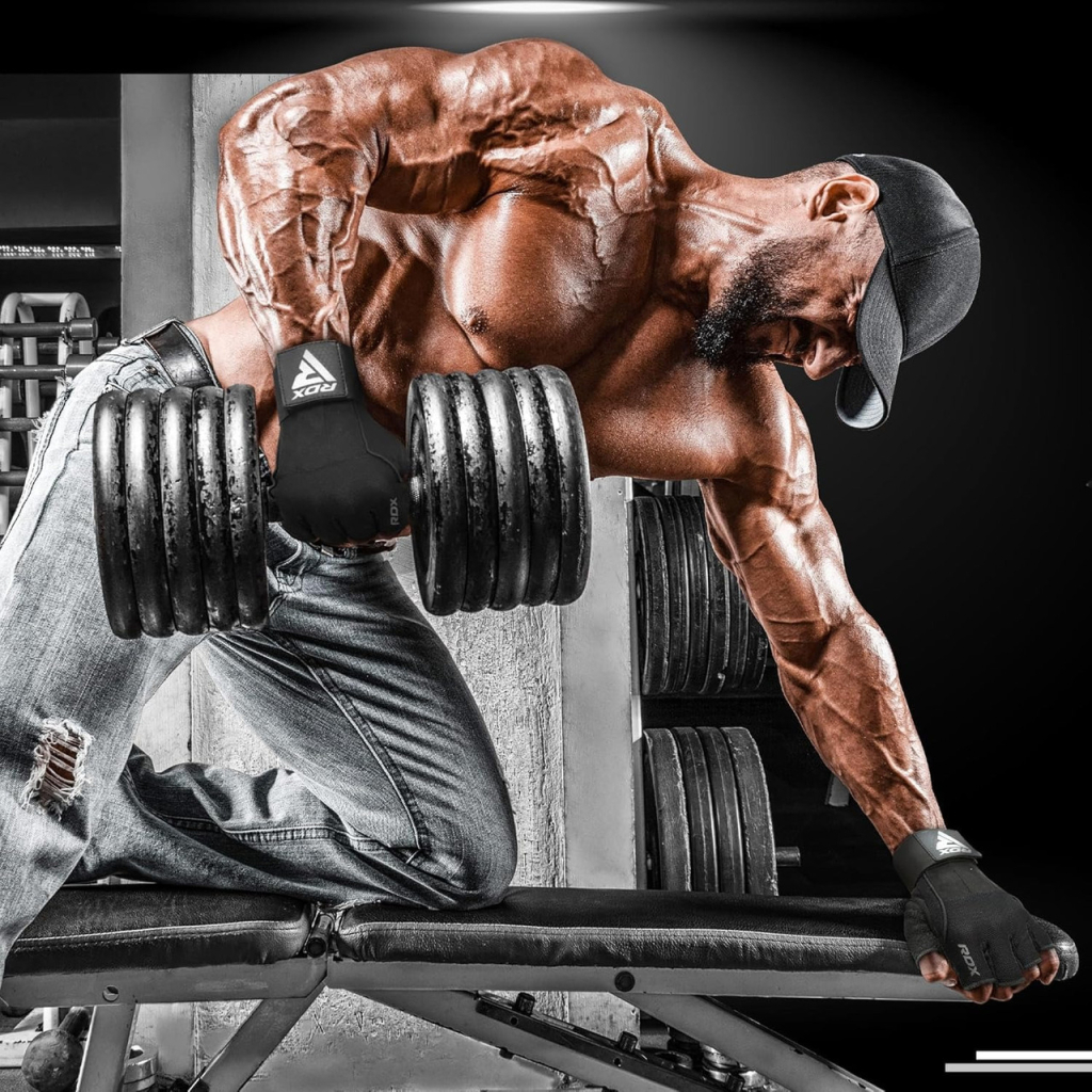 Рукавички для фітнесу RDX W3 with EVA Padding Black S (WGS-W3B-S+) - зображення 7