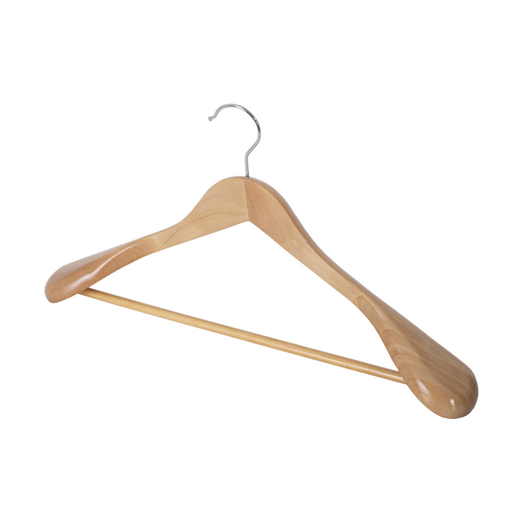 Плічка Idea Home Дерев'яні для важкого одягу 45 х 23 х 5 см 1 шт. (6584561) - зображення 1