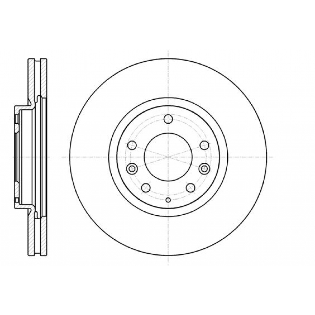 Гальмівний диск REMSA 61236.10 - зображення 1