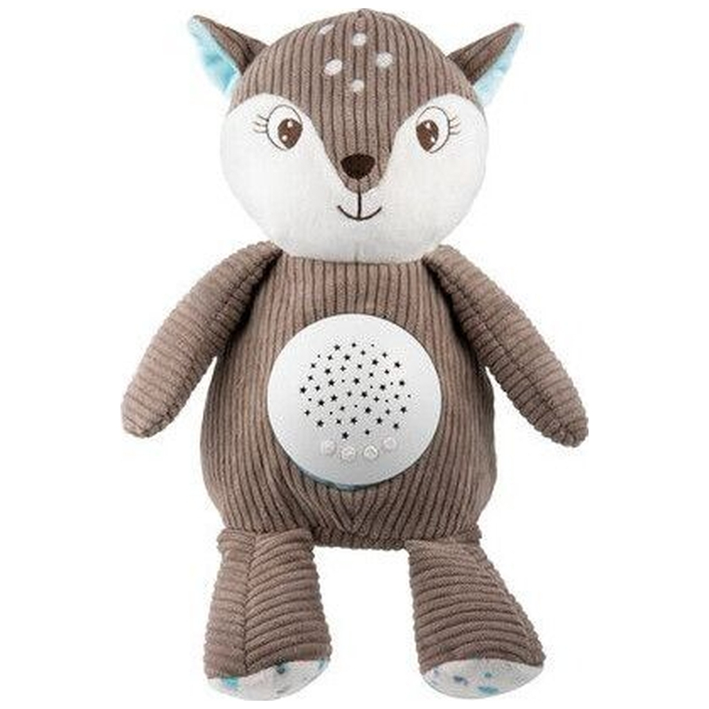 М'яка іграшка Canpol плюшева музична з проектором Оленя - коричнева (77/206_brow) - зображення 4