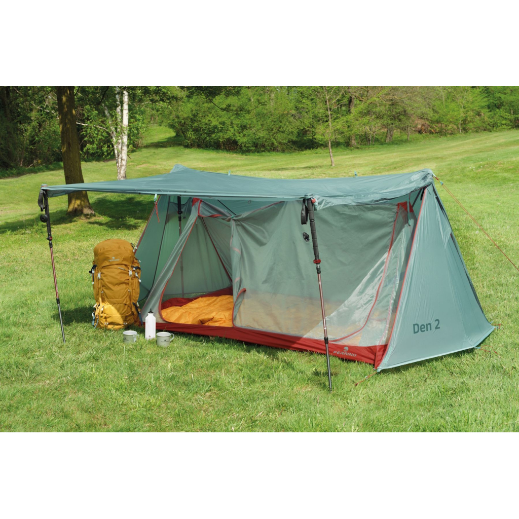 Намет Ferrino Den 2 Blue (91218QOB) (931783) - зображення 7