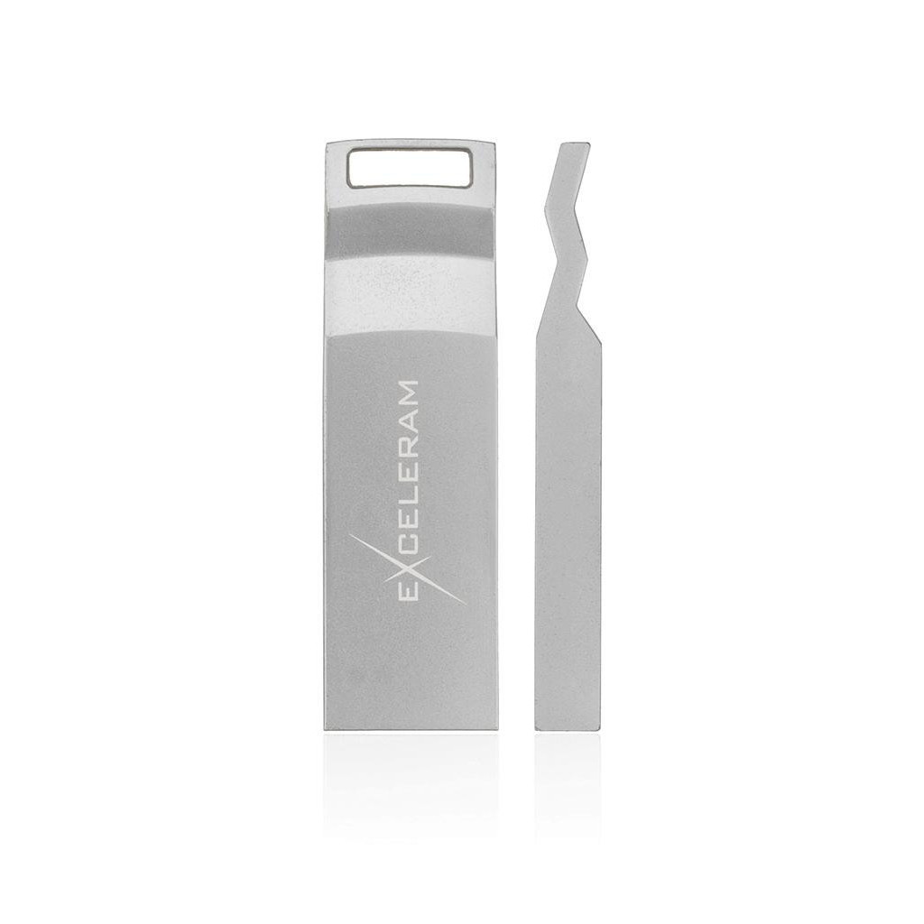 USB флеш накопичувач eXceleram 128GB U2 Series Silver USB 3.1 Gen 1 (EXP2U3U2S128) - зображення 4