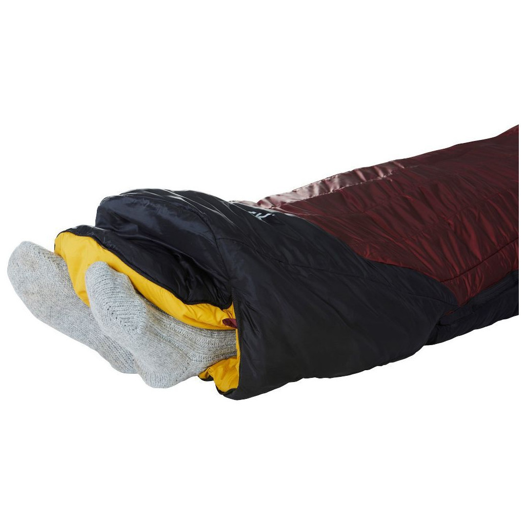 Спальний мішок Nordisk Oscar -10° Mummy Large rio red/mustard yellow/black (032.0001) - зображення 12