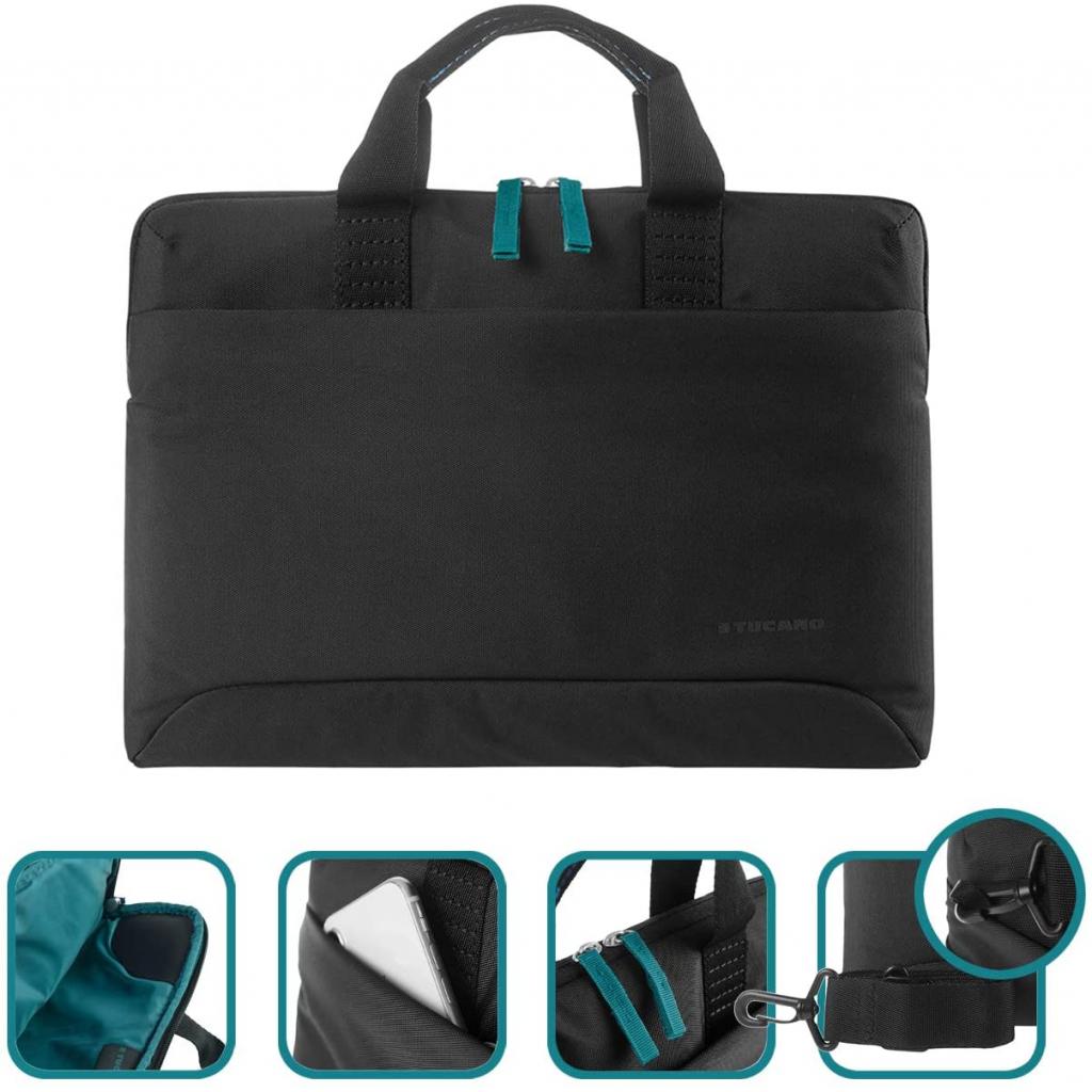Сумка для ноутбука Tucano 15.6" Smilza Slim, Black (BSM15-BK) - зображення 6