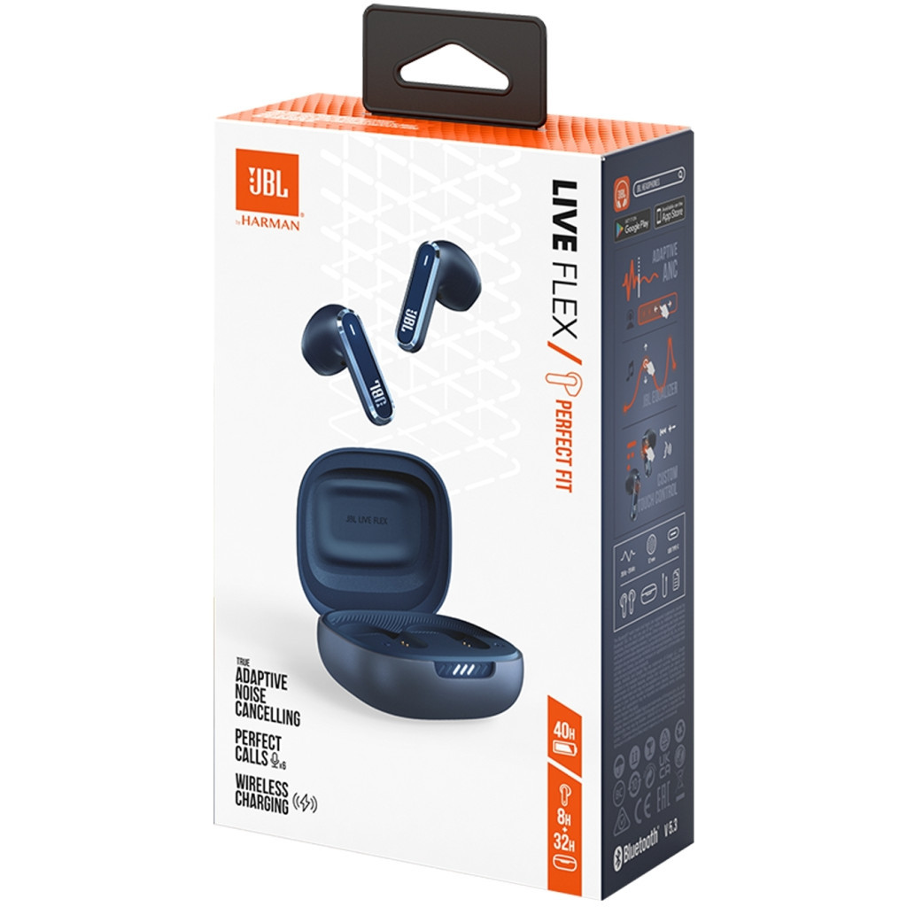 Навушники JBL Live Flex Blue (JBLLIVEFLEXBLU) - зображення 11