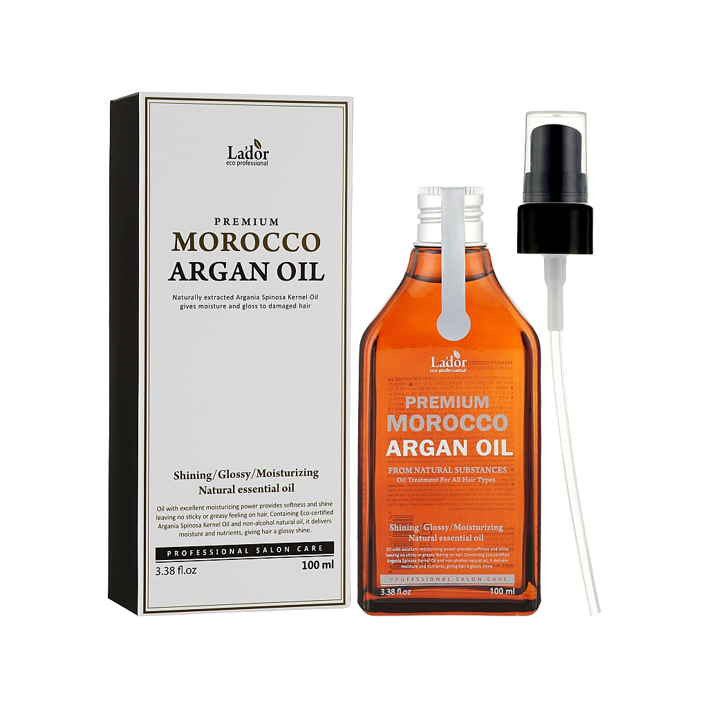 Олія для волосся La'dor Premium Morocco Argan Oil Арганова для відновлення волосся 100 мл (8809500810490) - изображение 1