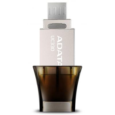 USB флеш накопичувач ADATA 8GB UC330 Black USB 2.0 OTG (AUC330-8G-RBK) - зображення 6