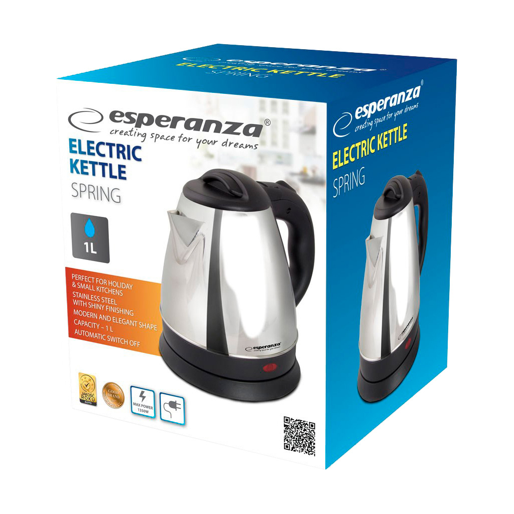 Електрочайник Esperanza EKK116X - зображення 2