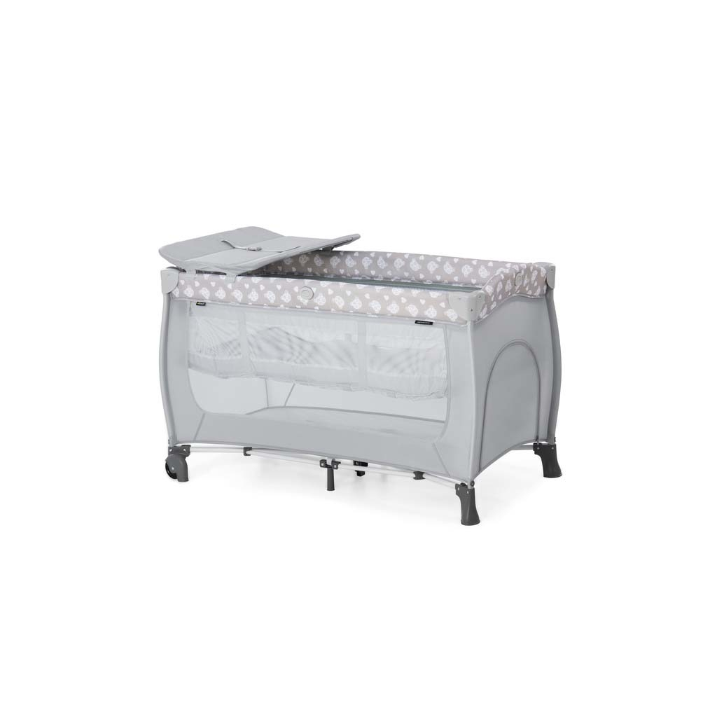 Дитячий манеж Hauck Sleep N Play Teddy Grey (60067-2) - зображення 1