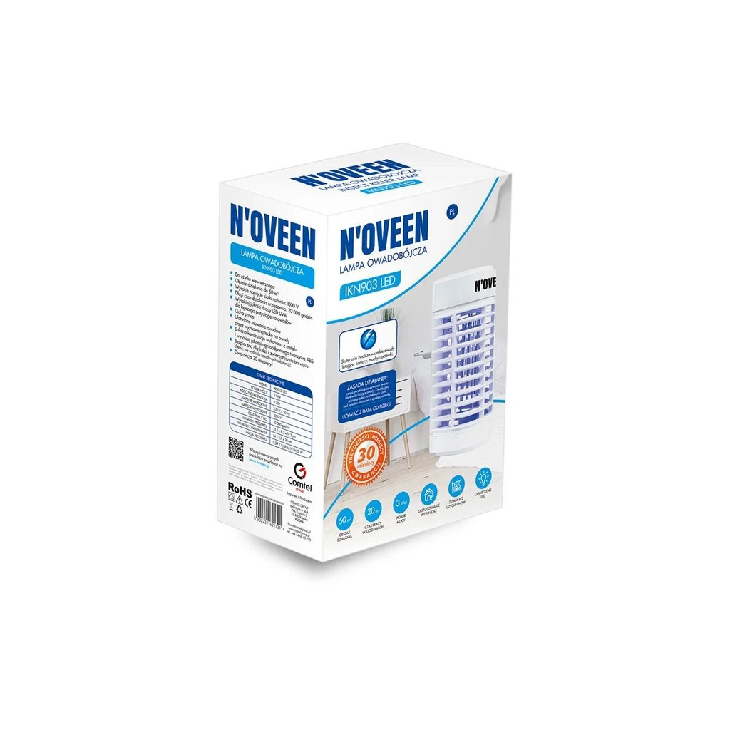 Інсектицидна лампа N'oveen IKN903 (RL074377) - зображення 3