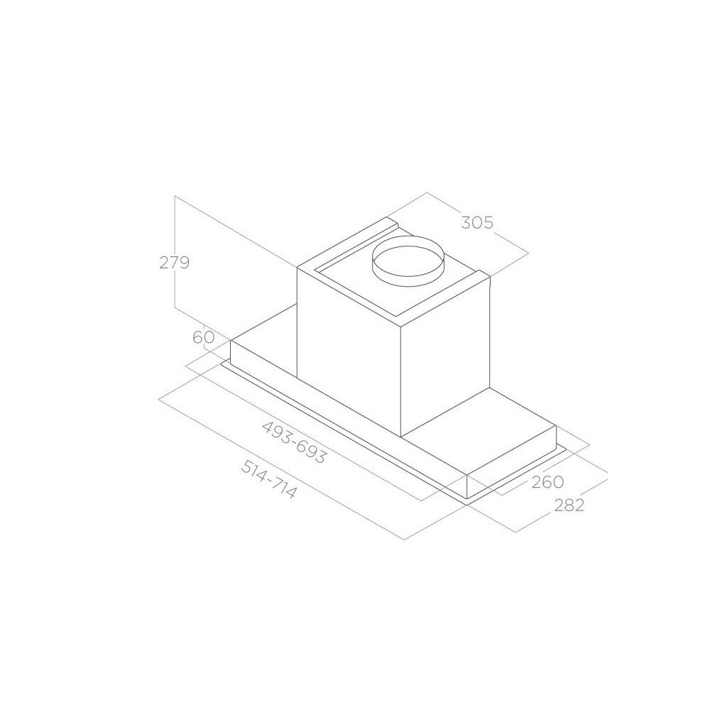 Витяжка кухонна Elica HIDDEN 2.0 IXGL/A/52 - изображение 9