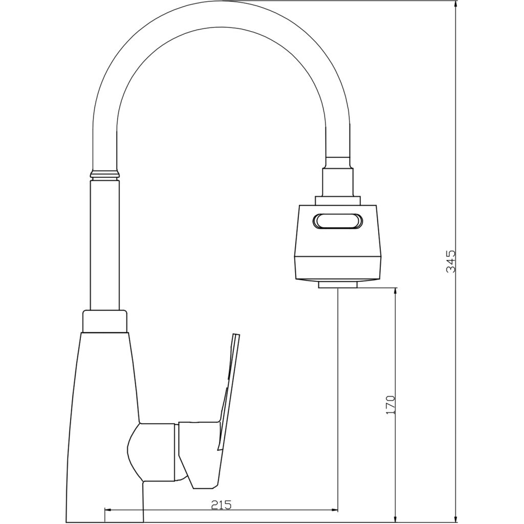 Змішувач Kroner Odra-C039-1 - зображення 9