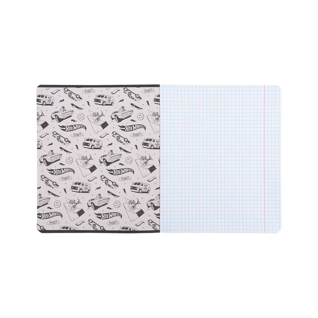 Зошит Kite Hot Wheels, 18 аркушів, клітинка (HW25-236) - изображение 2