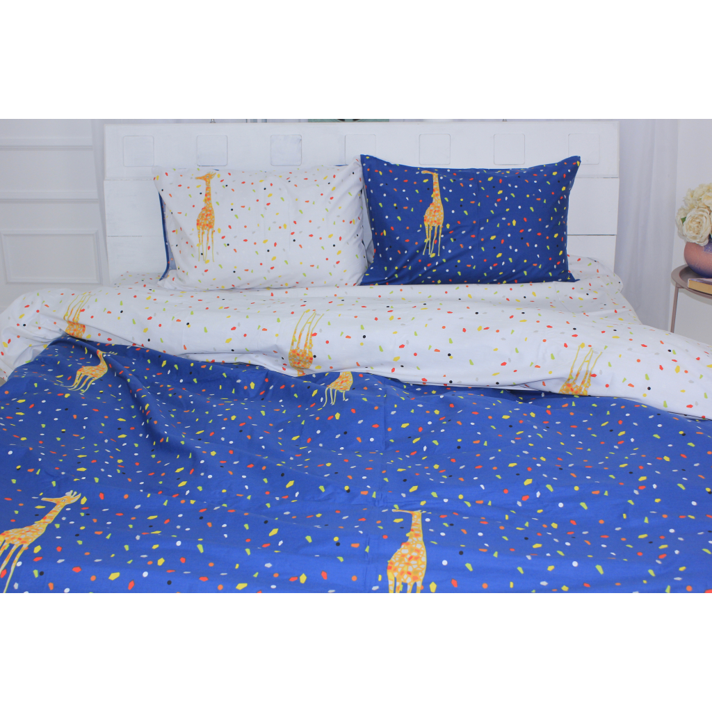 Простирадло MirSon Сатин 22-1167 Pansy 200х220 см (2200002035897) - зображення 3