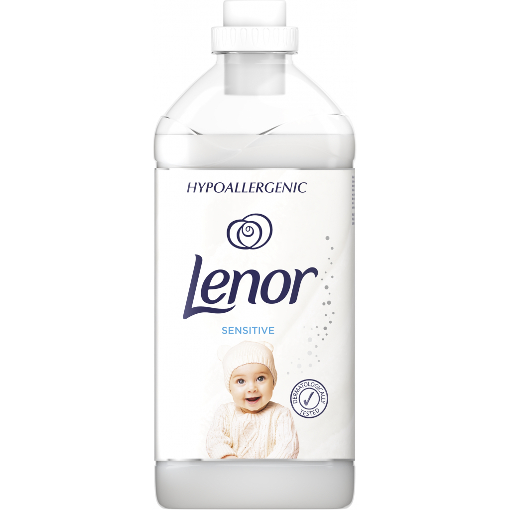 Кондиціонер для білизни Lenor Для чутливої та дитячої шкіри 1.8 л (8001841375564) - изображение 1