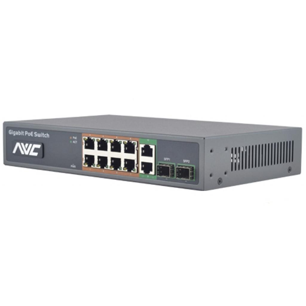 Комутатор мережевий NVC NVC-1008GSR - зображення 2