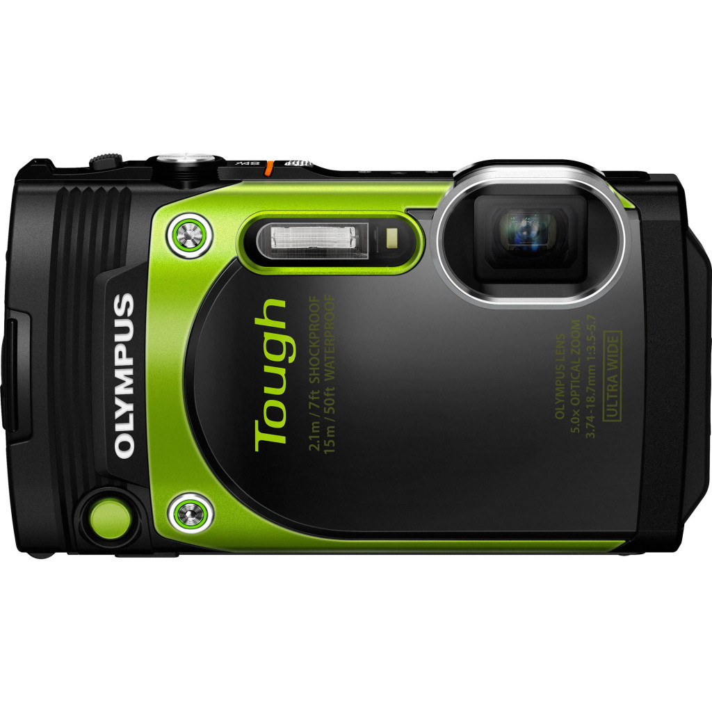 Цифровий фотоапарат Olympus Tough TG-870 Green (Waterproof - 15m; Wi-Fi; GPS) (V104200EE000) - зображення 2
