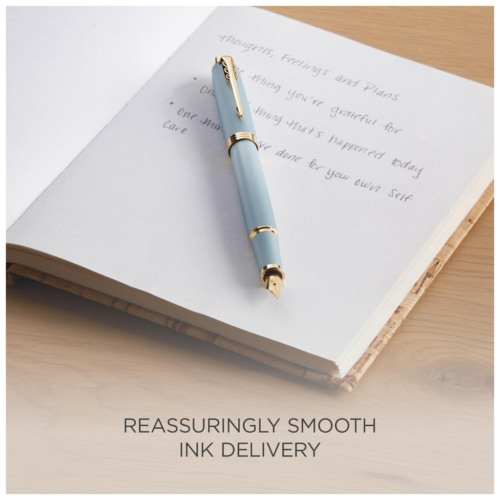 Ручка пір'яна Parker IM 17 Rituals Turquoise Green GT  FP F + Пакет Parker Rituals (29 111) - изображение 7