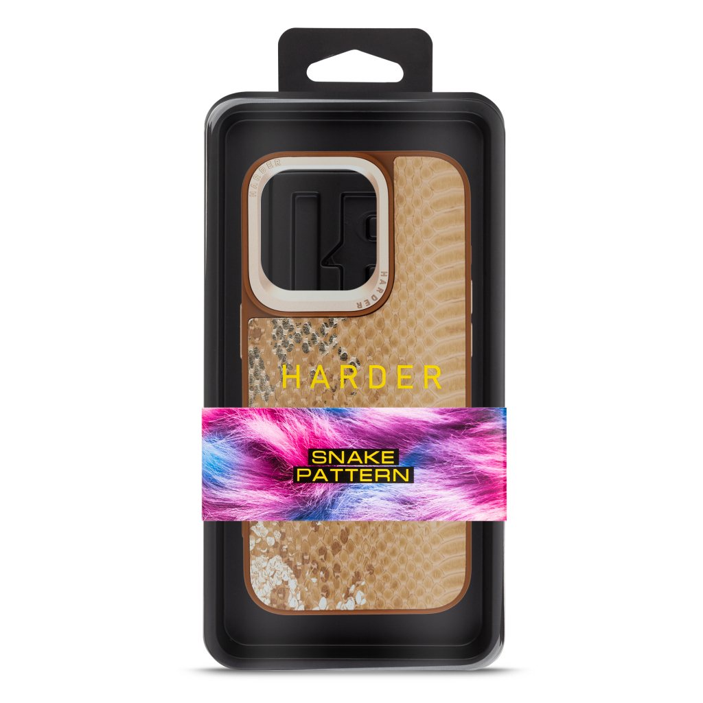 Чохол до мобільного телефона Harder Snake Pattern Apple iPhone 14 Pro Beige (ARM76806) - зображення 3