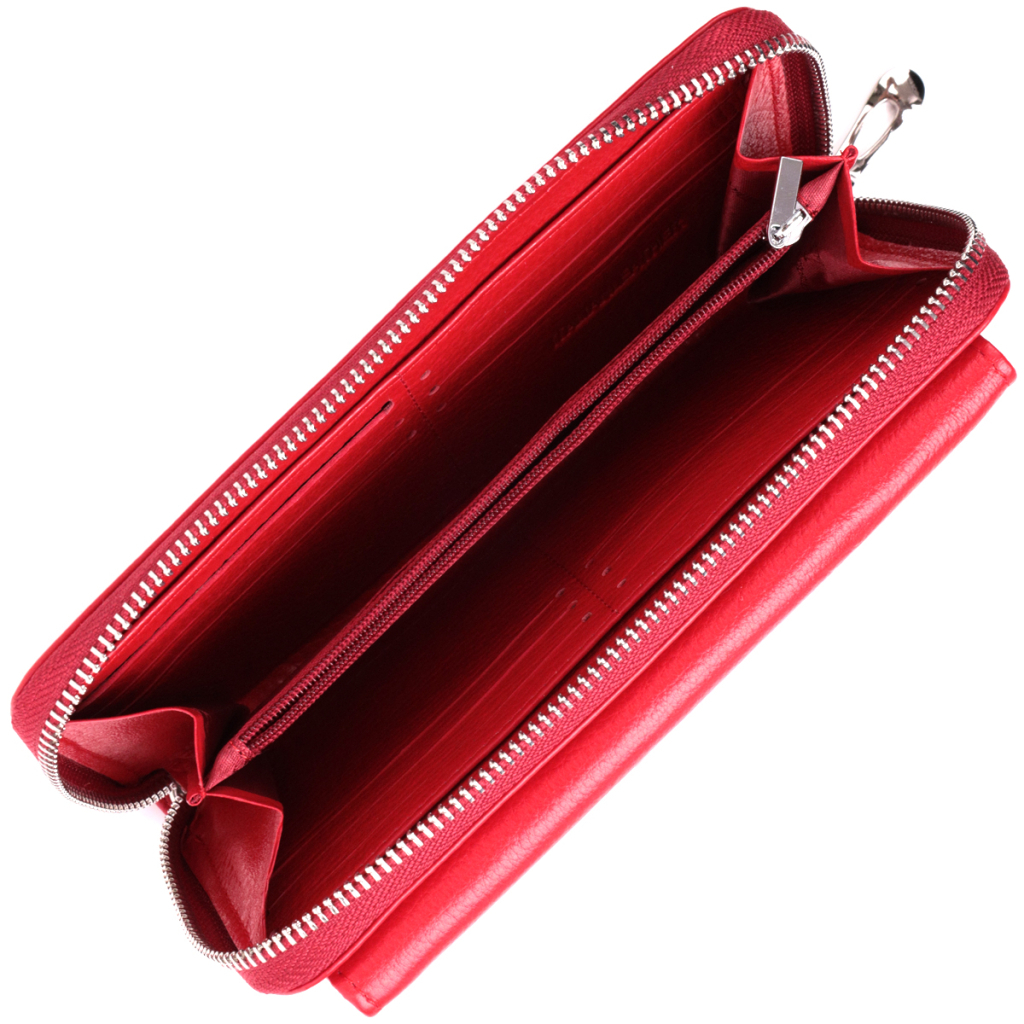 Гаманець ST Leather З натуральної шкіри Червоний (22530) - зображення 6