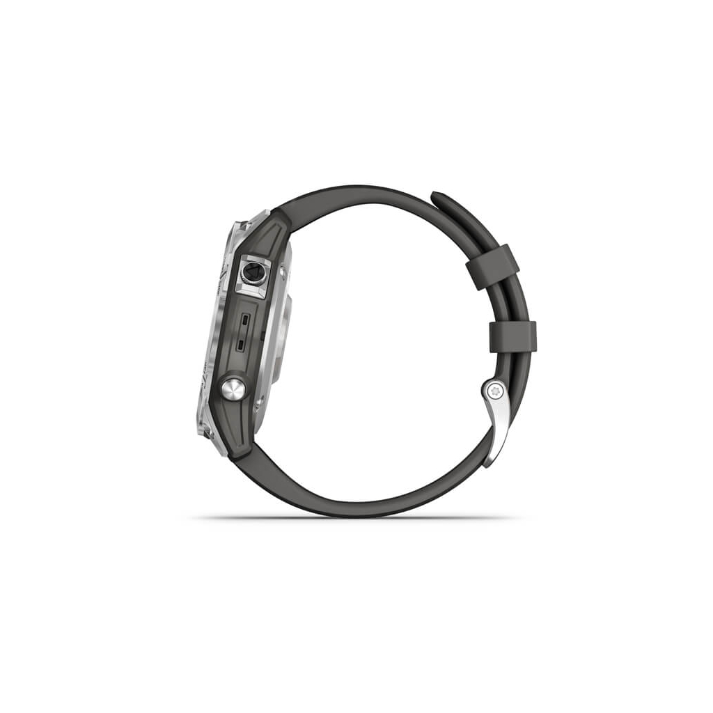 Смарт-годинник Garmin fenix 7, Silver w/ Graphite Band, GPS (010-02540-01) - зображення 10
