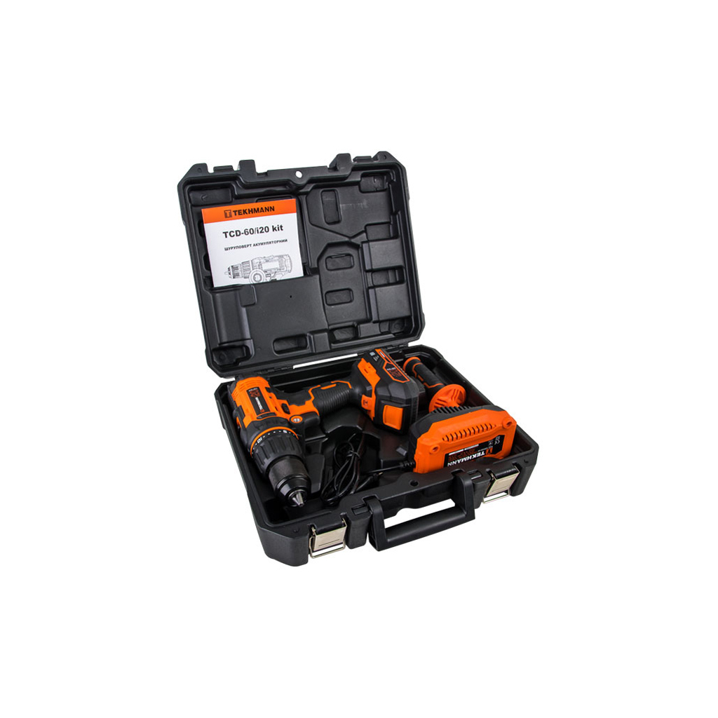 Шуруповерт Tekhmann TCD-60/i20 kit (848394) - зображення 5