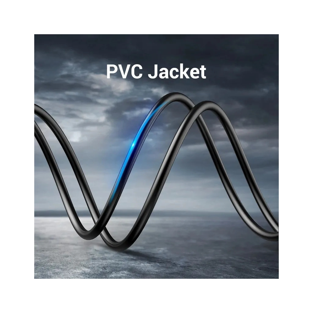 Патч-корд 1м, UTP cat 7 RJ-45 black Vention (IBKBF) - зображення 4