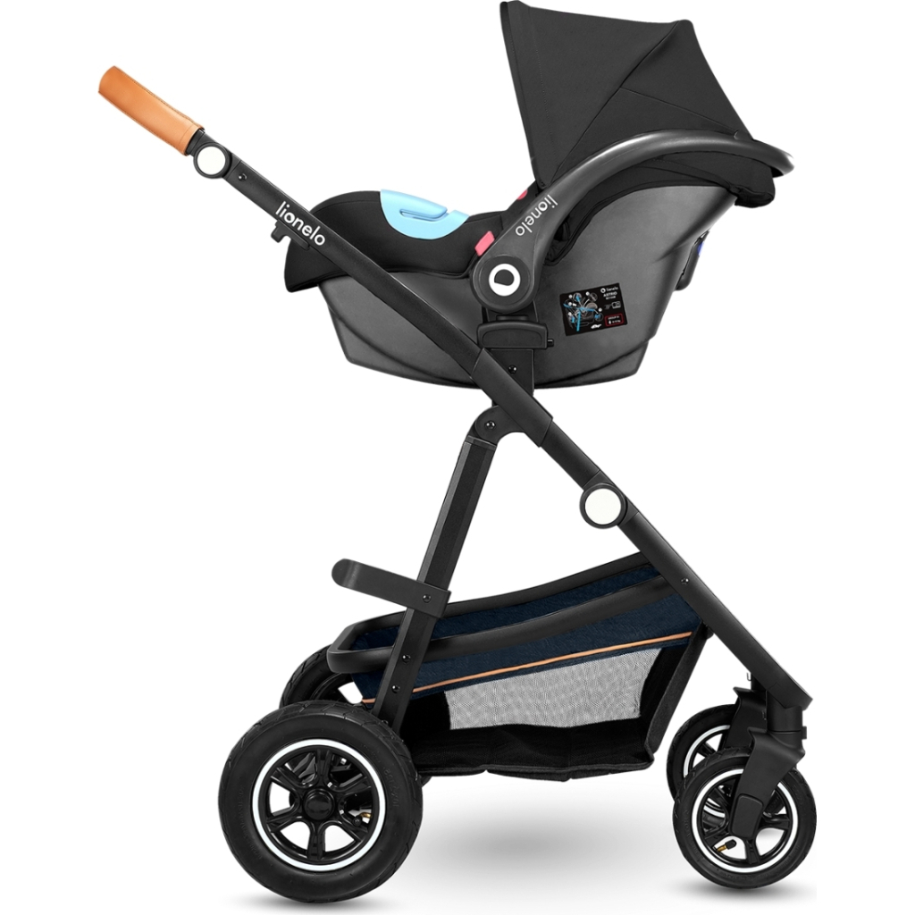 Коляска Lionelo 3 в 1 Amber Blue Navy (LO-AMBER BLUE NAVY (3in1)) - зображення 5