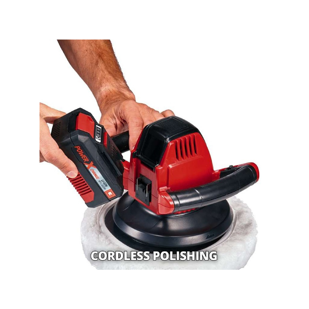 Шліфувальна машина Einhell полірувальна CE-CB 18/254 Li - Solo, PXC, d254 мм, 18В (без АКБ та ЗП) (2093301) - зображення 4