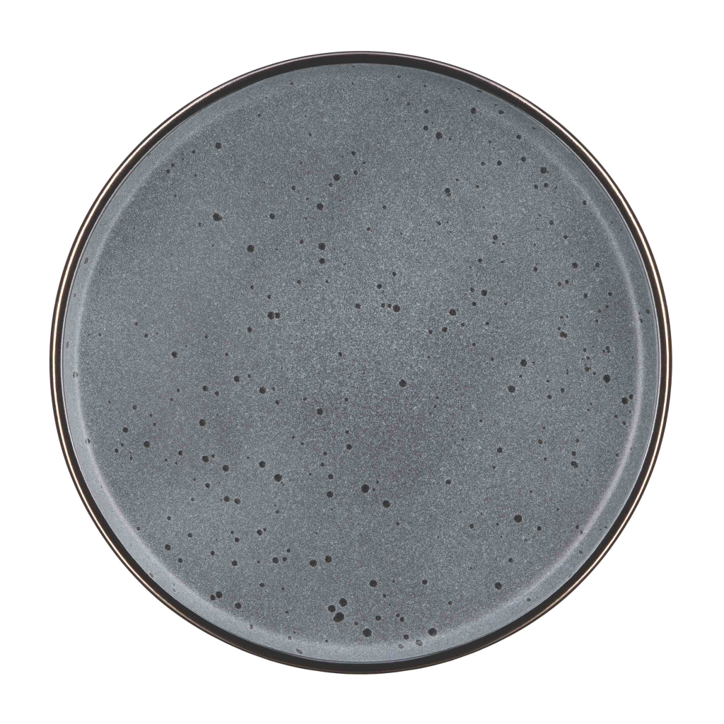 Тарілка Ardesto Fasano, 26см, кераміка, сірий темний (AR0326FDG) - зображення 1