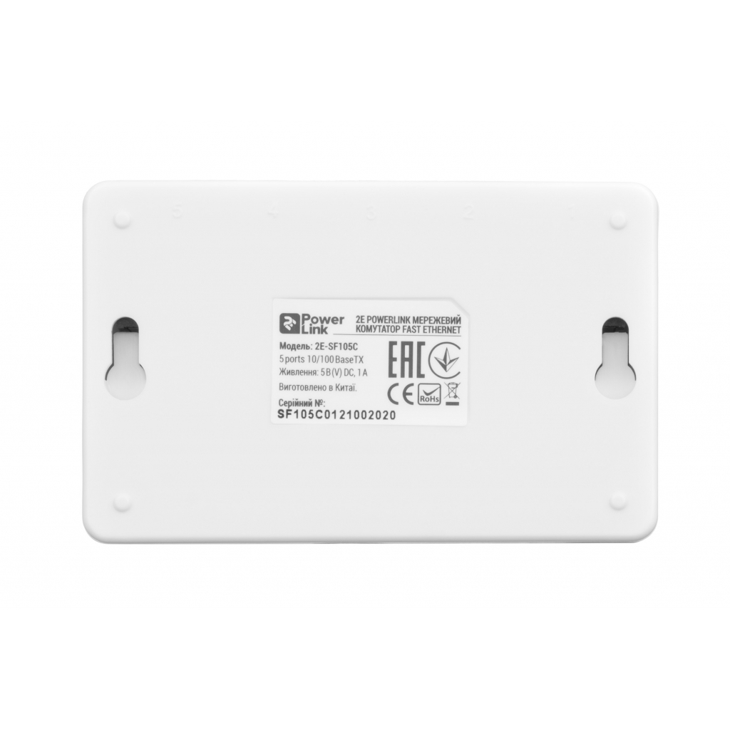 Комутатор мережевий 2E 2E-SF105C - изображение 5