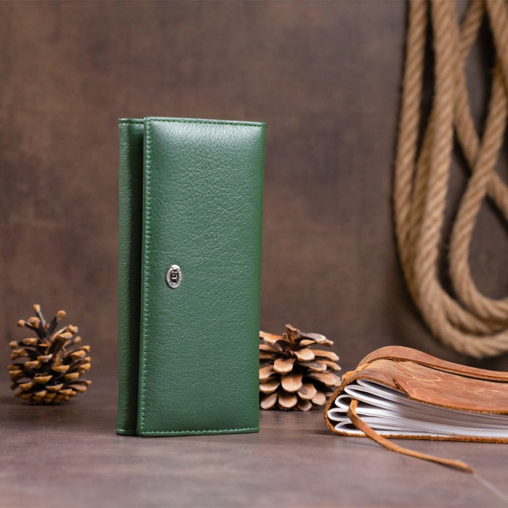 Гаманець ST Leather Зелений (19240) - зображення 8