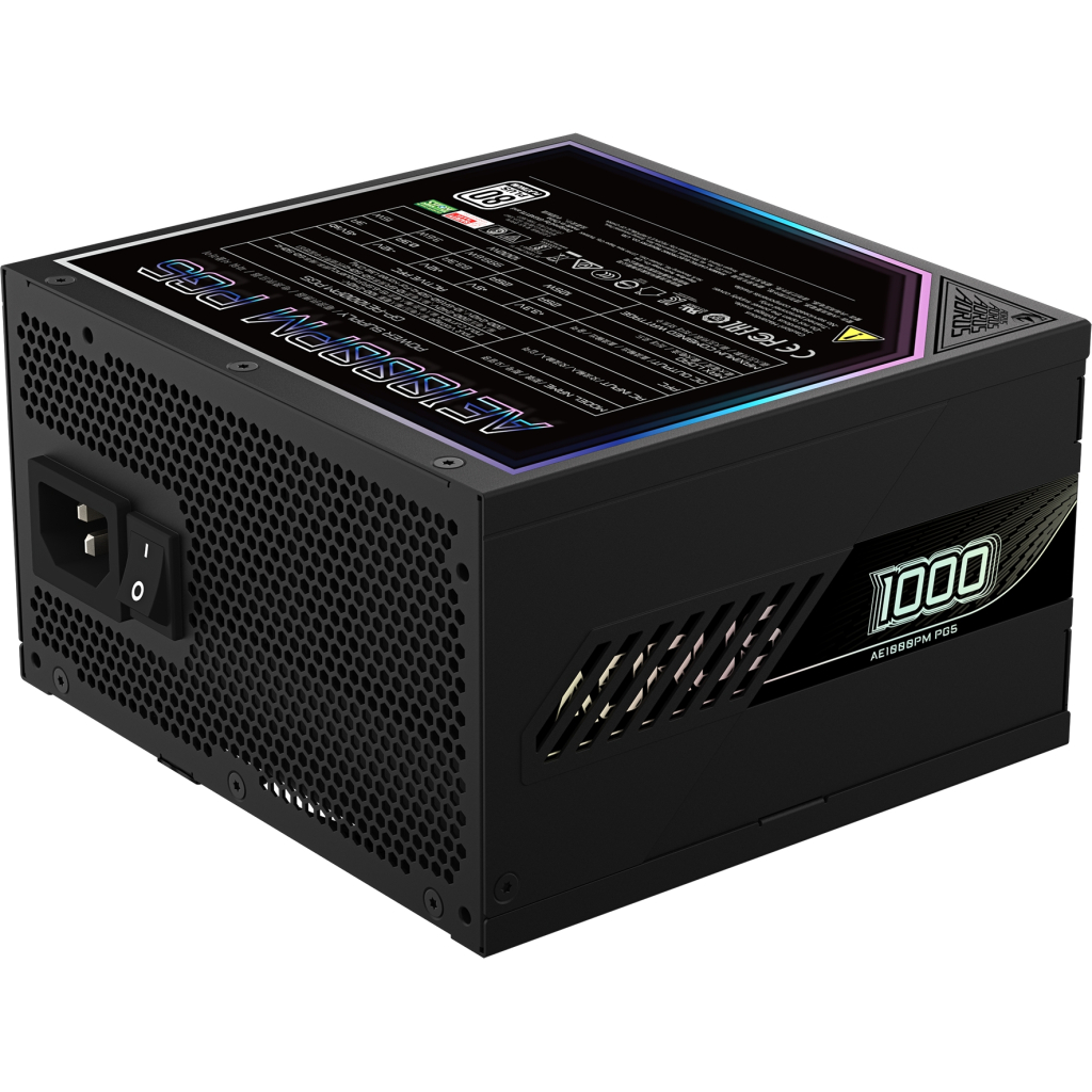 Блок живлення GIGABYTE 1000W AE1000PM PG5 (GP-AE1000PM PG5) - зображення 4