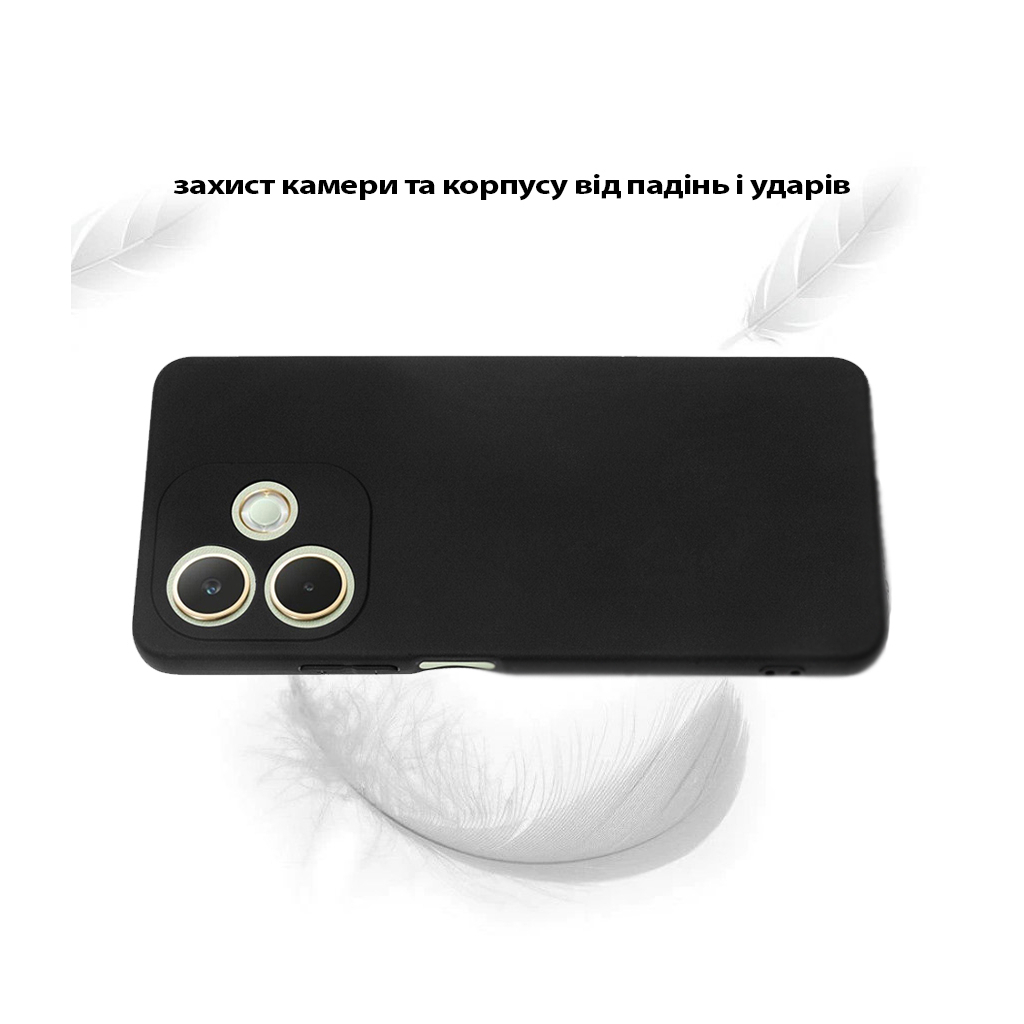 Чохол до мобільного телефона BeCover Silicone Oppo A5 Pro 4G/5G Black (713786) - зображення 4