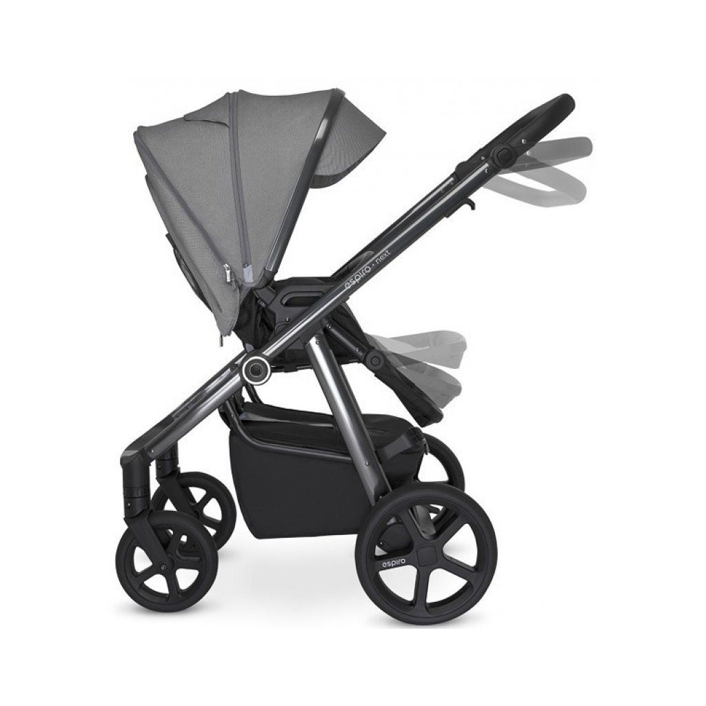 Коляска Espiro 2 в 1 Next Up 517 Multicolor Graphite Street (5906724204975) - зображення 10
