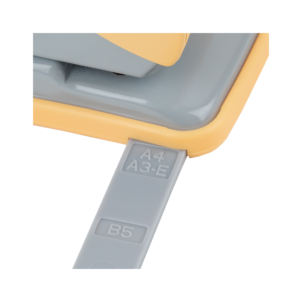 Діркопробивач Axent Exakt-2 металевий, 30арк, Earth colors жовтий (3930-26-A) - зображення 4