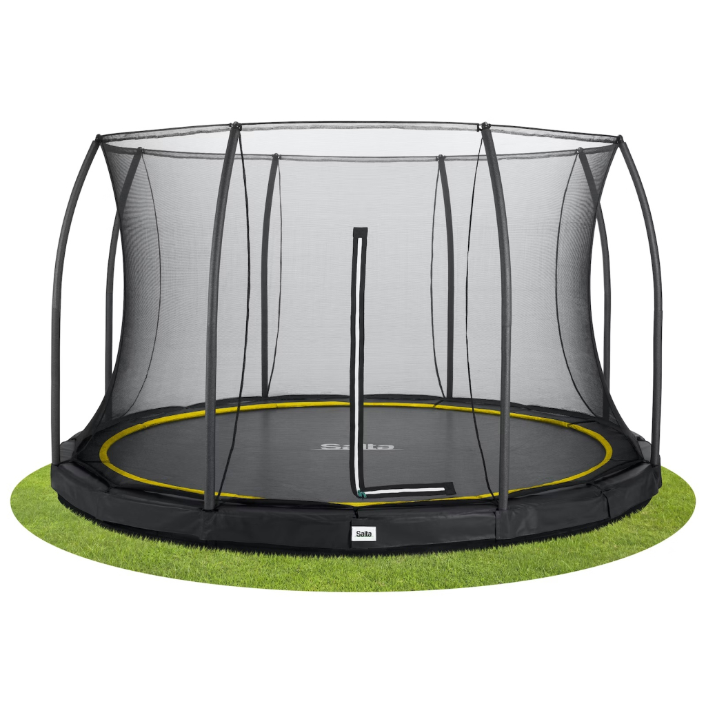 Батут Salta Comfort Edition Ground круглий 427 см Чорний (5398A) - picture 4
