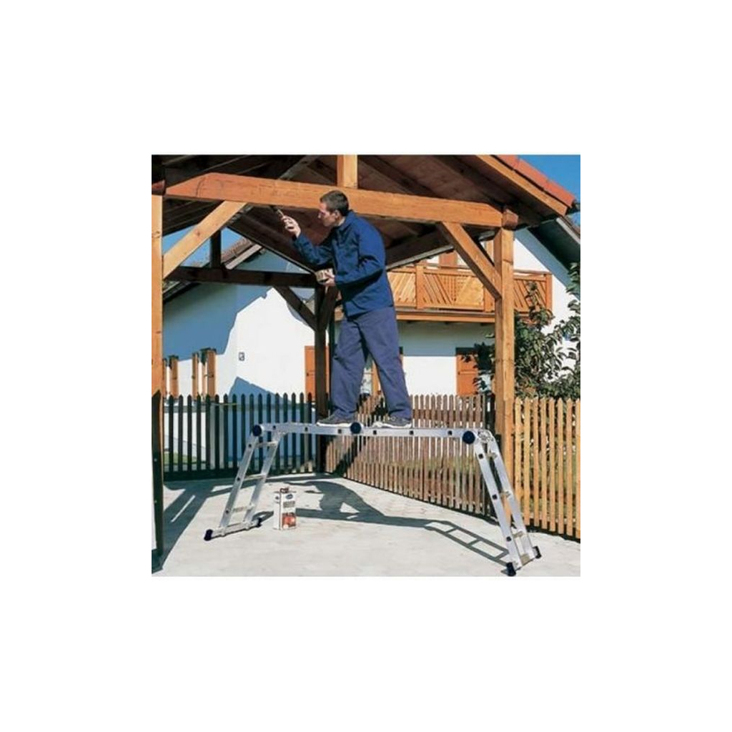 Драбина Werk шарнірна LC3412 (4х3) (76278) - зображення 3