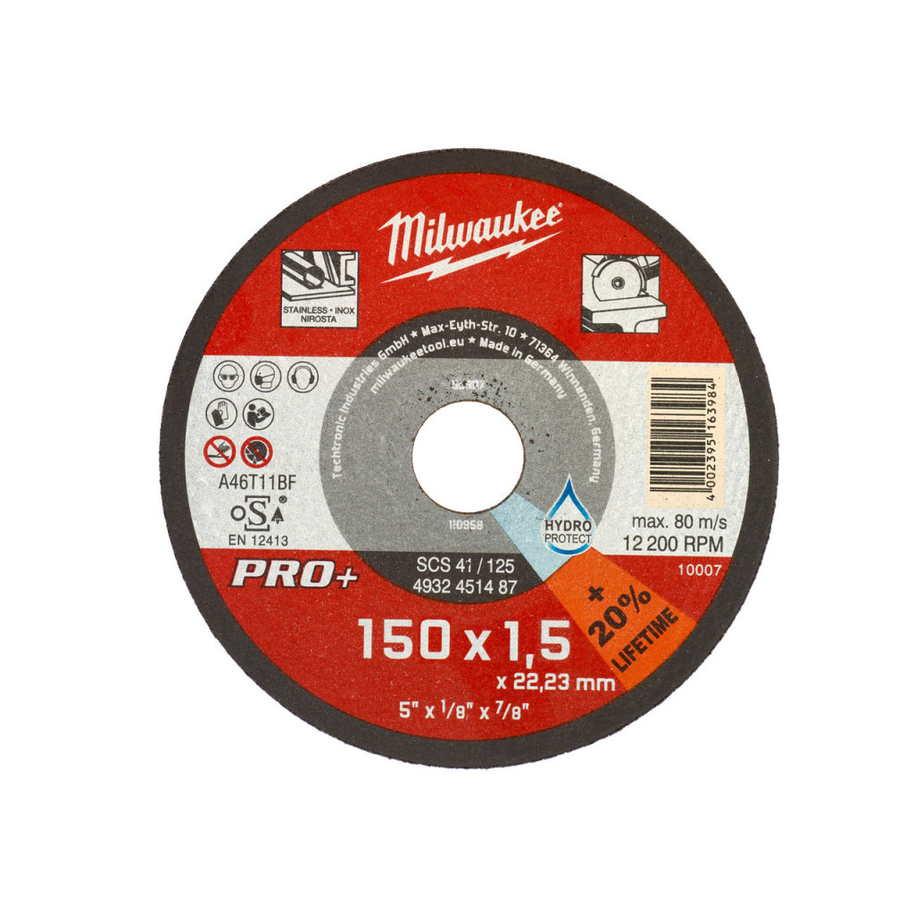 Круг відрізний Milwaukee SCS 41/150х1.5 PRO+ (4932471386) - зображення 1